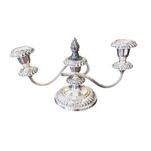 Vintage Barker Ellis Silver Plate 3 Light Candelabra Candle Holder England 12.5"